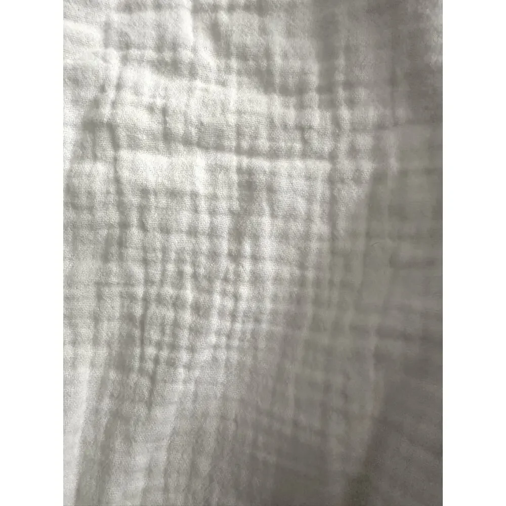 J. Crew White 100% Cotton Gauze Button Front‎ Shirt Womens Sz XXS IMPERFECT - Picture 7 of 9